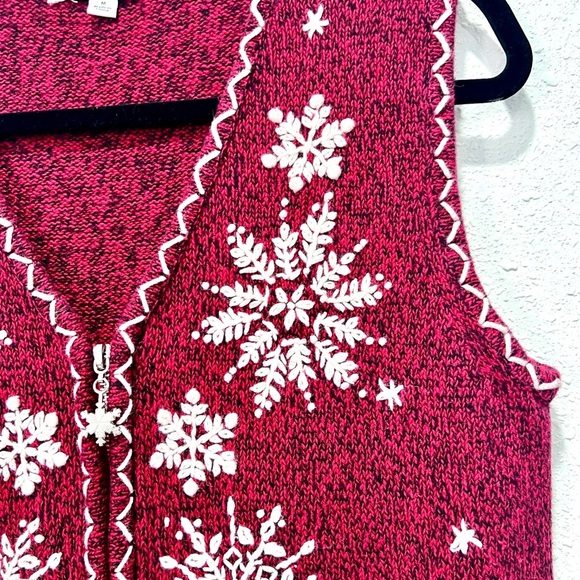 Mercer Street Studio Pink and Black Knit Sweater M - Picture 8 of 10